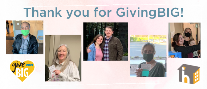 Thank you so much for GivingBIG during our Spring Campaign! Thanks to you, a $10,000 pool of matching funds was fully unlocked! On behalf of the 1,400 residents who call an Imagine Housing community home - THANK YOU!