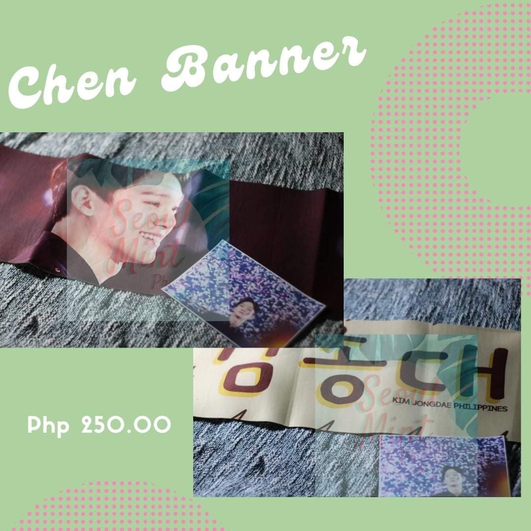  #SMPHMaySale EXO CHEN BANNER for 250phpwtb lfs exo banner chen