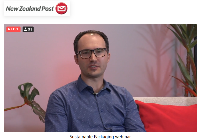 #Compostable bags have a plastic binder mostly derived from fossil #oil to make it ‘plasticy’. So plastic that is compostable, but it’s not necessarily made from #plants. Only the starch filler is out of plant say Jeff Vickers at @NZPost’s Sustainable Packaging webinar