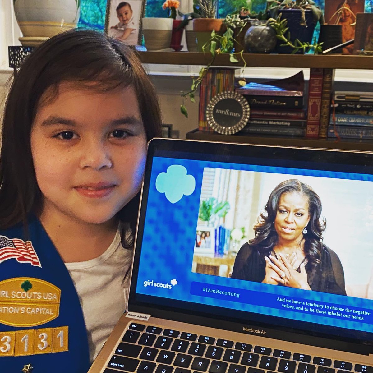 Big thanks to <a href="/girlscouts/">Girl Scouts</a> and #MichelleObama for an inspiring and thought-provoking event. Pearls from tonight: 1. When they go low, you go high. 2. Service is the rent we pay for life. 3. Courage takes practice. 4. Find your true best self. #Iambecoming #girlpower #GirlScouts