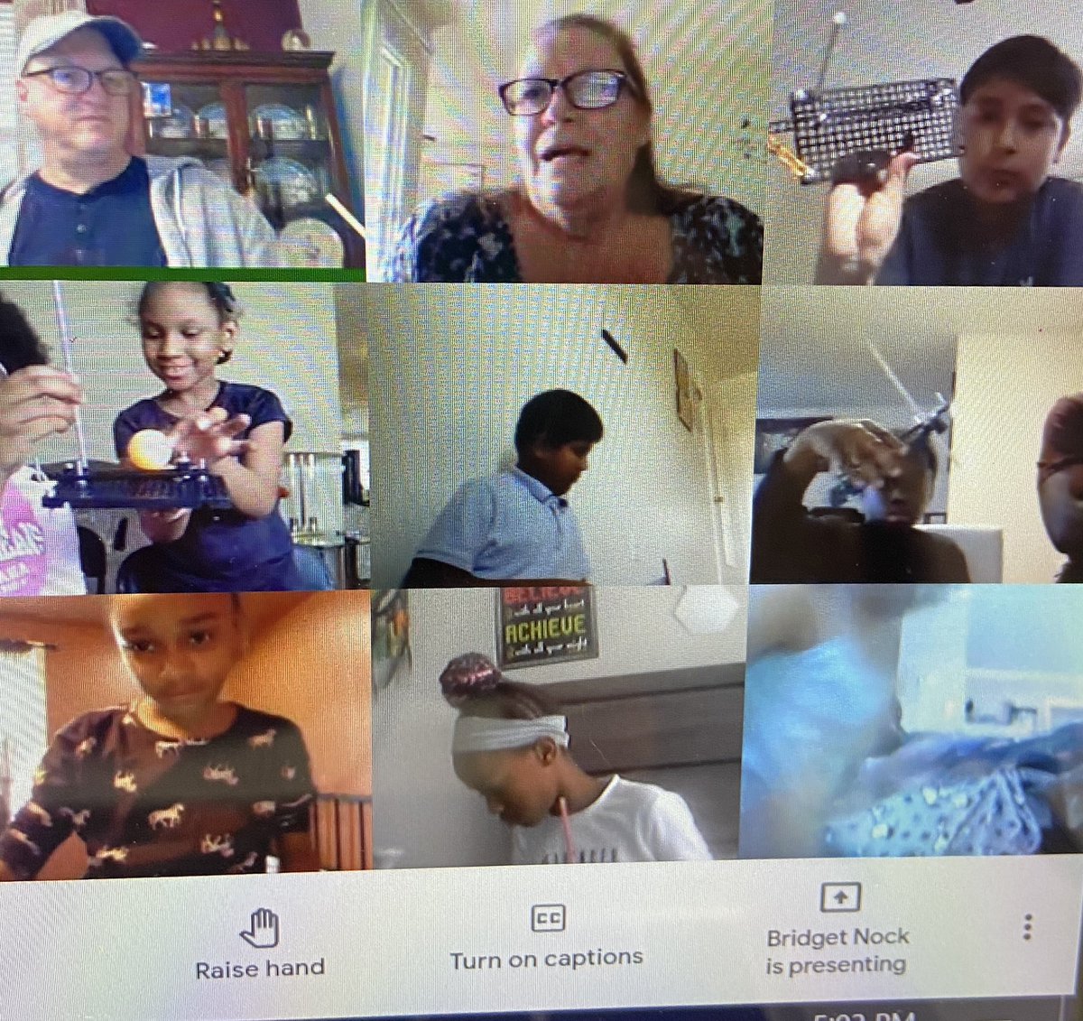 Today was our Last Virtual Family Maker Space. We finished our Projectile Launcher today and we had one measurement of 18 ft! We loved learning about angles, tension and measurement. <a href="/JohnnycakeElem/">JohnnycakeElem</a> <a href="/GetTeacherGeek/">Teachergeek</a>