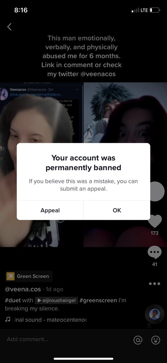 You tried. Veenacos @ Holmat @veenacos