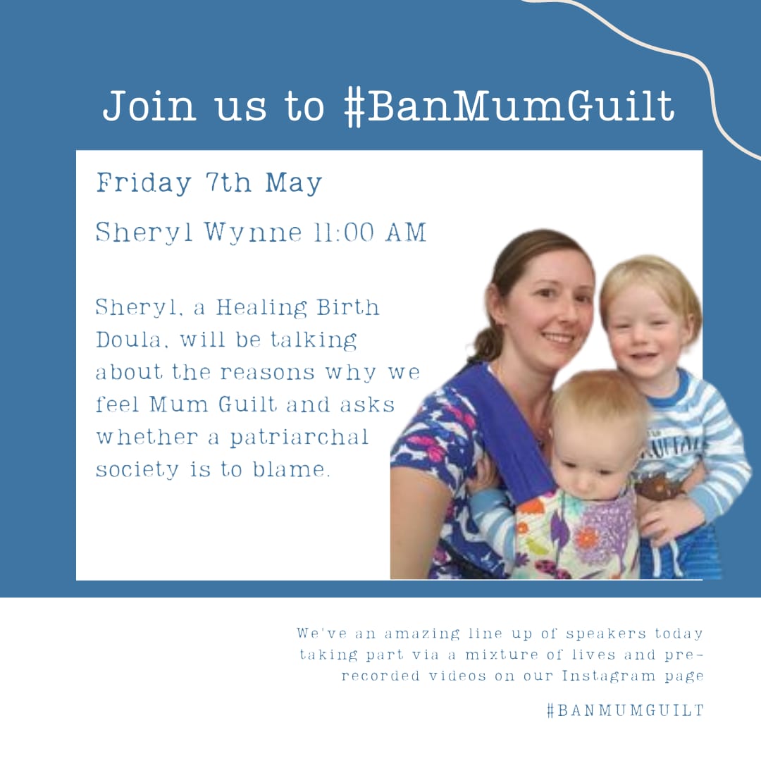 Sheryl Wynne is our next speaker for the day.

Sheryl is a Healing Birth Doula and will be discussing whether or not our patriarchal society is to blame for our feelings of Mum Guilt.

#BanMumguilt

instagram.com/banmumguilt/