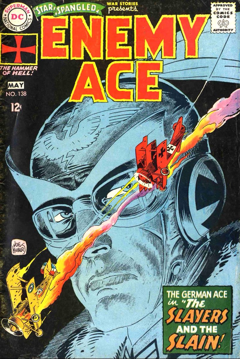 Love Joe Kubert's SGT. ROCK, but his ENEMY ACE comics are my favorites.Telling war stories from the enemy's POV along with the stunning way Kubert drew the aerial dogfights of WWI made each tale unforgettable.IMO these are some of the most beautifully illustrated comics ever.