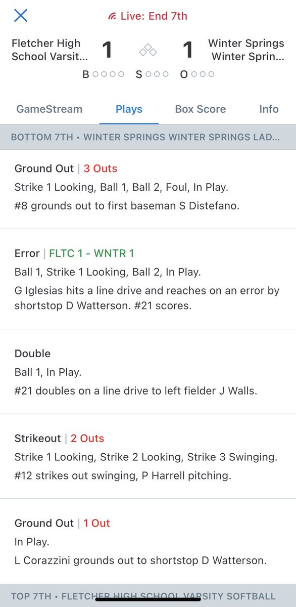 FletcherSoftba1's tweet photo. Overtime... 1-1. HIT ⁦@FletcherSoftba1⁩ ! https://t.co/a8DyYJfFjN