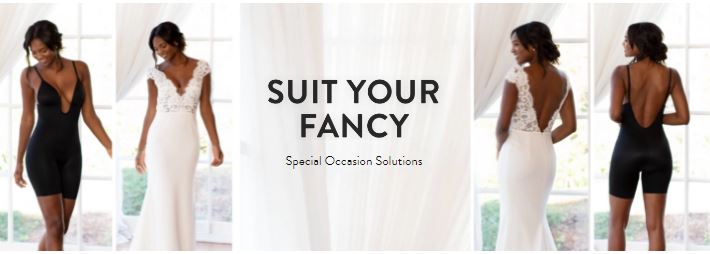 Suit Your Fancy Plunge Low-Back Mid-Thigh Bodysuit