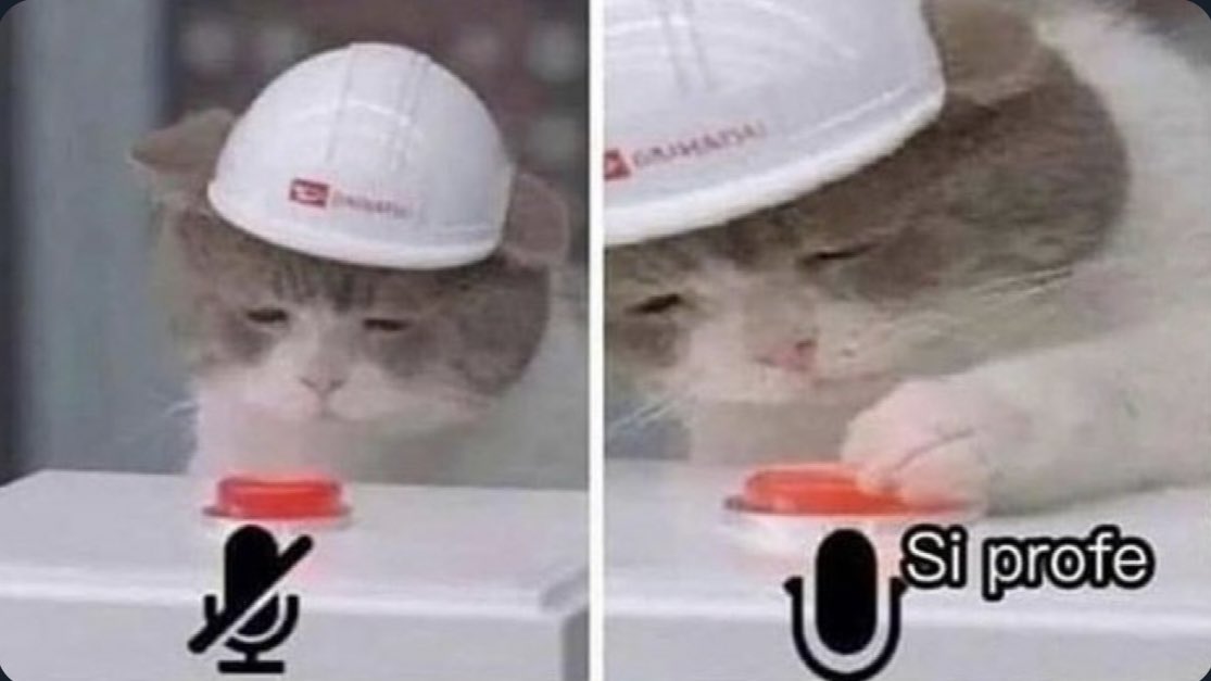 Profe : Todo claro? 
Yo sin entender nada: