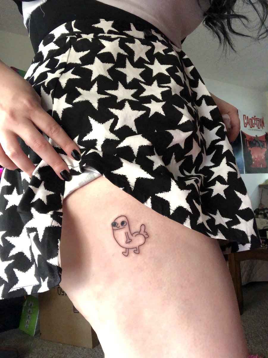 I regret nothing. I love this tattoo lmfao. #Birthday #Dickbutt