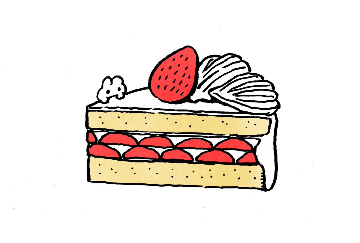 food strawberry no humans cake white background fruit simple background  illustration images