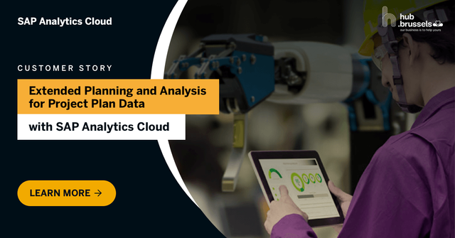hub.brussels needed a centralized and powerful extended planning and analysis solution. Read about how they turned to SAP Analytics Cloud to unify data across the business and allow for flexibility in their planning processes: bit.ly/33kHvNJ