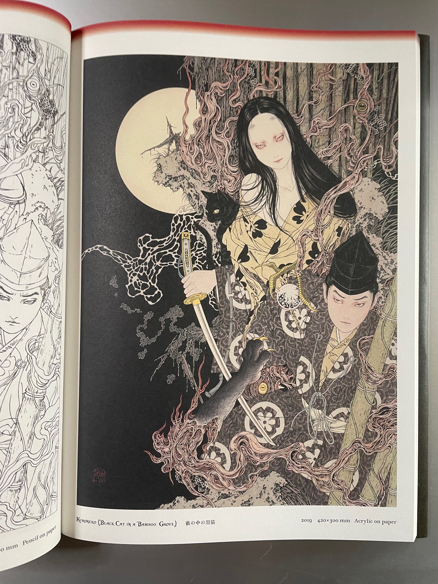 真作　山本丘人　「 冬山 」　８号　日本画　共シール　黄色袋　タトウ　BK148 真作 山本丘人 「 冬山 」 8号 日本画 共シール 黄色袋 タトウ
