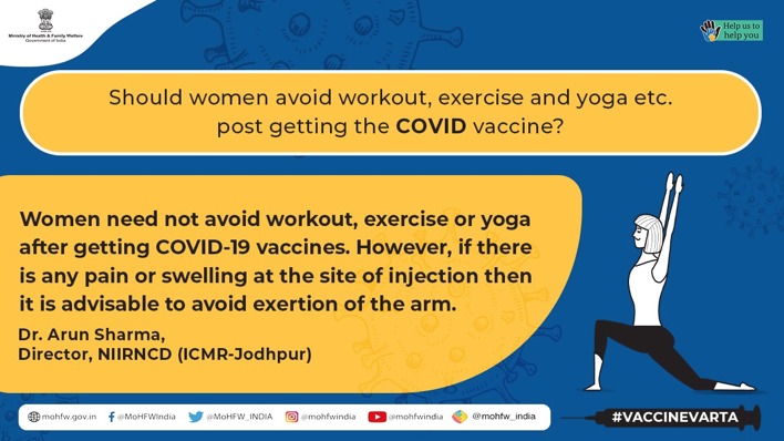 Exercise covid after i vaccine can Is it