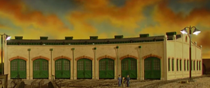 NOTE 4: TIDMOUTH SHEDSWhy does Tidmouth Sheds have 7 sheds? It should have 6, as it does in Season 1-8. However, it shares the 7 shed style with the sheds from Calling All Engines onward, where it was a key part of the story that it was rebuilt. (7/???)