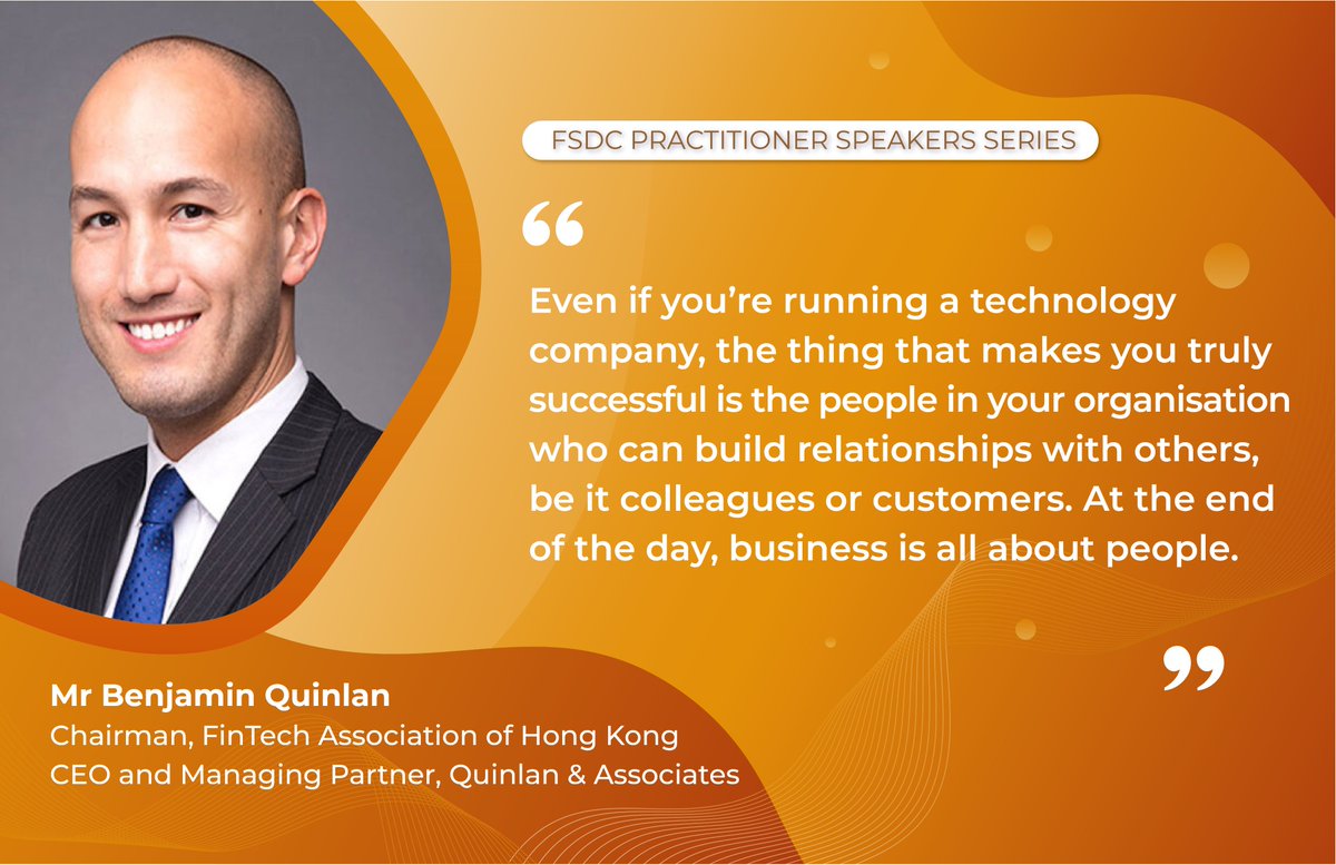 A lot of people misunderstand that excellent technology products can make a company stand out from its competitors in the #FinTech industry. Our speaker <a href="/b_quinlan/">Benjamin Quinlan</a> @FTAHKofficial , told you the truth. Watch the replay of our "A career in FinTech" webinar: youtu.be/jiXbzICJpvk?t=…