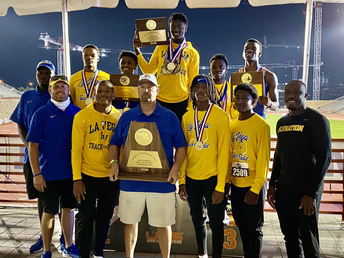 uiltexas's tweet photo. Congrats to @lvpirates, 2021 Boys 4A #UILState Track &amp; Field team champions!

Full Results ➡️ https://t.co/X8NOVtJGf9 https://t.co/SZ5dCxIxTf