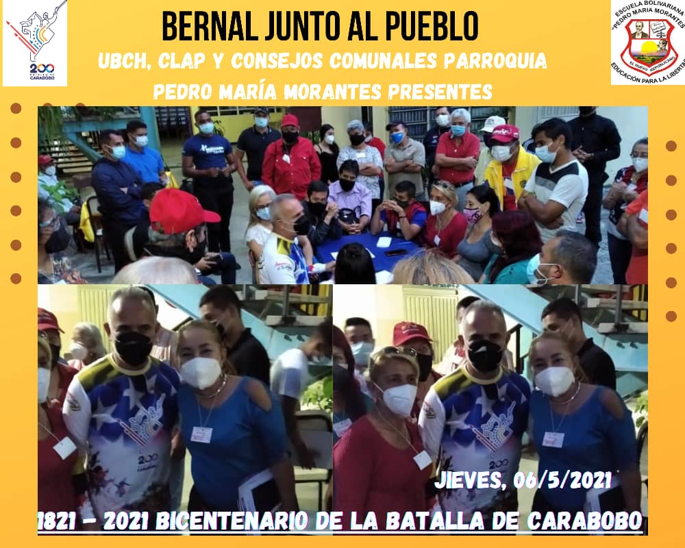 #RutaBicentenaria EN Pedro María Morantes <a href="/charlychaves/">Charly Rojas Chaves</a> <a href="/NicolasMaduro/">Nicolás Maduro</a> <a href="/PezBlanco1/">PezBlanco</a> <a href="/FreddyBernal/">Freddy Bernal</a> @ZonaEducTachira @MPPEDUCACION @DCEUP_Guarico
