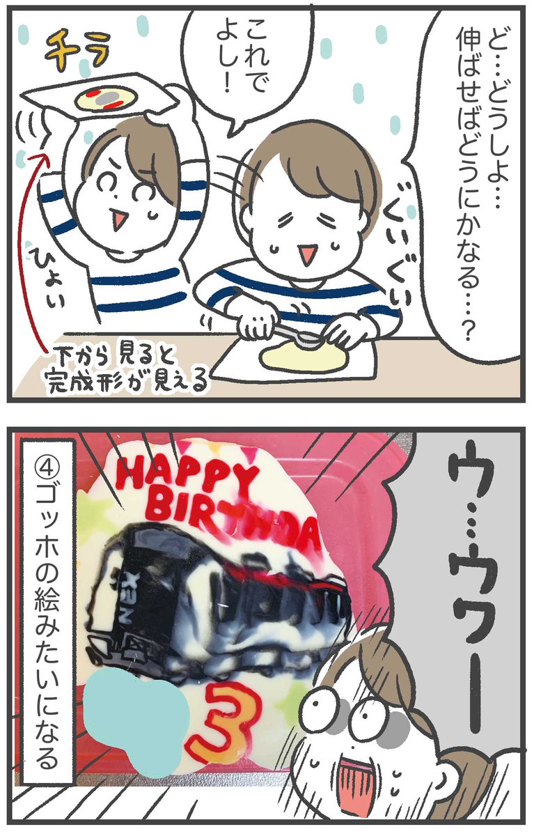 息子の誕生日にチョコプレートを手作りしてみた(2/2) 