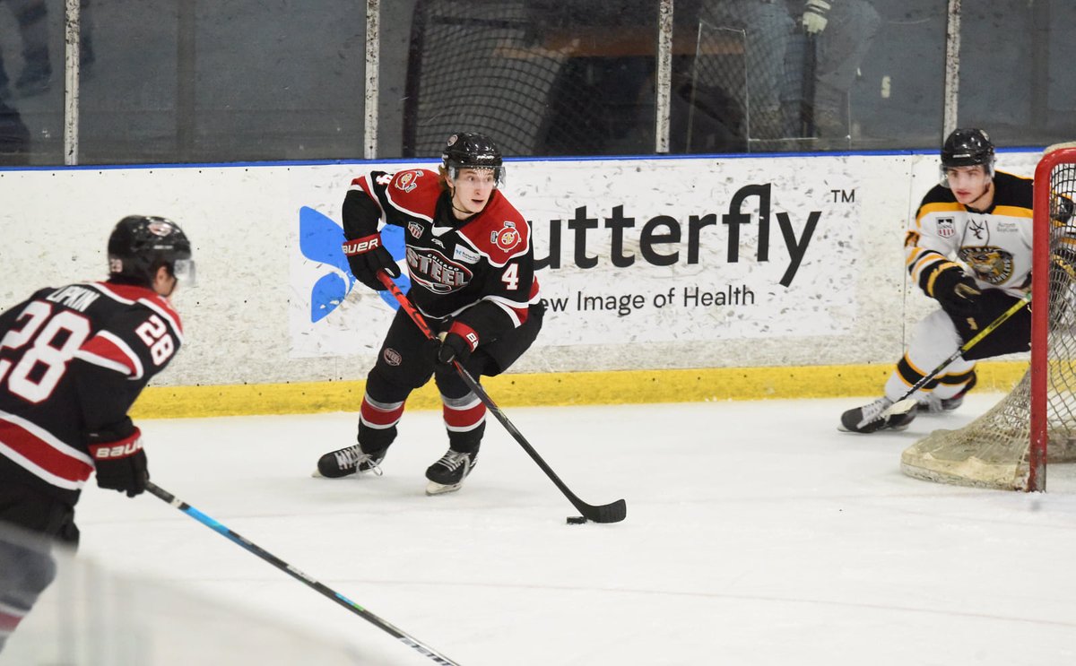 AlumniSteel's tweet photo. Happy birthday to Jake Livanavage! Hopefully @JLivanavage isn't eating too much cake and is getting a good night's rest before tomorrow's Eastern Conference Final opener against Muskegon. https://t.co/Z7nWL2enRs
