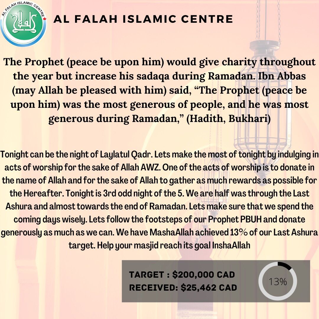 AlFalahCentre's tweet photo. Follow the footsteps of our Prophet PBUH and donate generously! - https://t.co/8rwVgn3nDT https://t.co/OdaIYT2dK8
