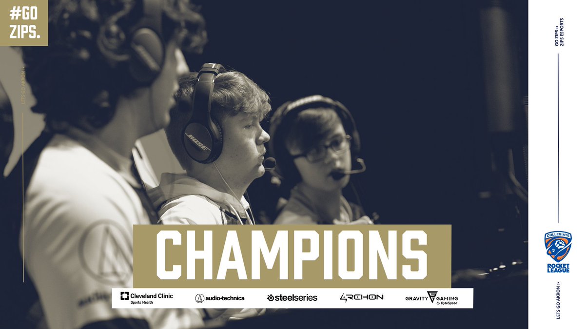 We are your CRL Spring 2021 National Champions! GGs to <a href="/EsportsLSU/">Esports LSU</a> for the incredible series! We walk away with our 4th National Championship and our spot back as the best collegiate Rocket League team in the nation #CRL21 #GoZips