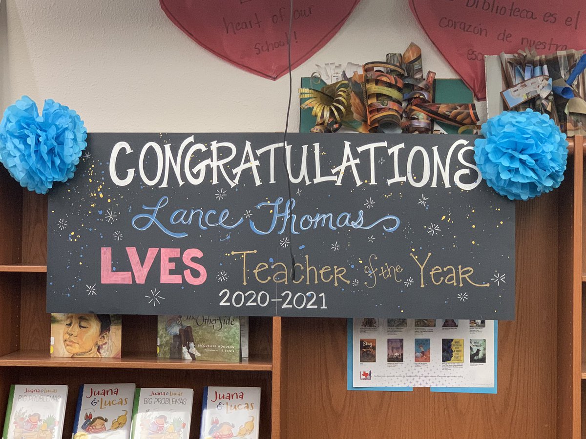 LewisvilleES's tweet image. Congratulations Mr. Thomas, @LewisvilleES Teacher of the Year! You add happy arpeggios to our Ponies’ lives every day! #PonyStrong #Backinthesaddle