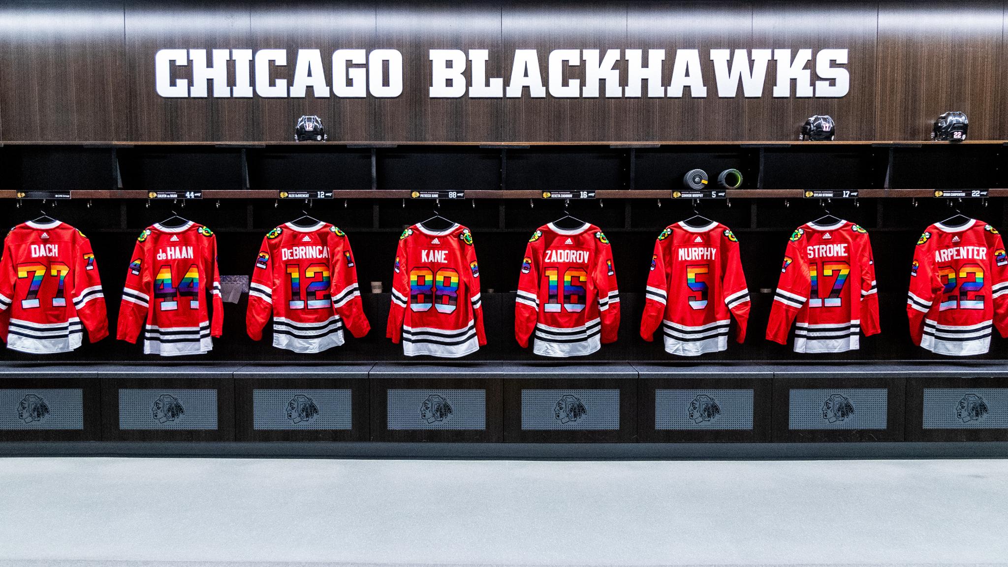 Chicago Blackhawks on X: The Pride warmup jersey auction is now