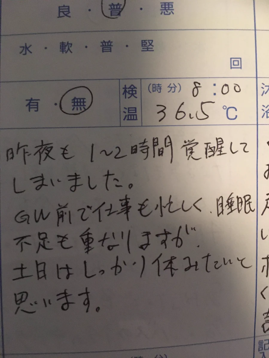 旦那が書いた「園の連絡帳」何回見てもウケる。私が保育士さんなら「知らんがな」と思ってまう。