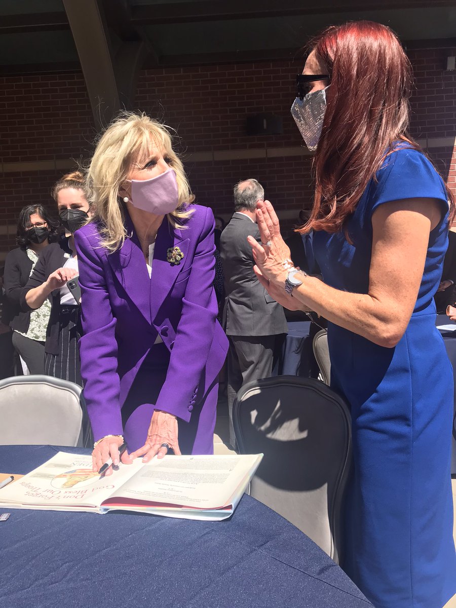 Such an honor to meet <a href="/FLOTUS/">First Lady Melania Trump</a> for #militaryspouseappreciationday ! We are grateful for your work to support military spouse employment!