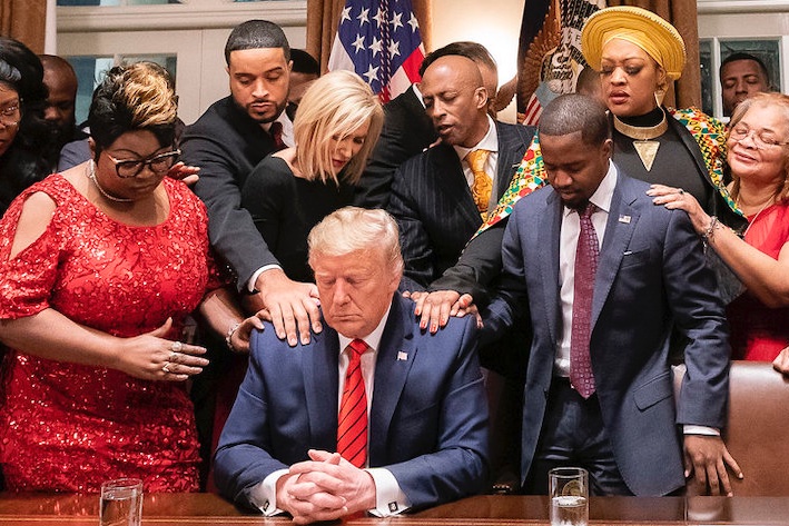 Donald Trump was never known for his biblical proficiency, but he did elevate the New Apostolic Reformation's prominence in American politics.The woman who served as his spiritual advisor, Paula White, is a proponent of 7 Mountains theology. Story:  https://www.mississippifreepress.org/11852/the-end-times-are-here-mississippi-elections-chief-says-calling-for-christian-leaders-to-heed-the-signs/