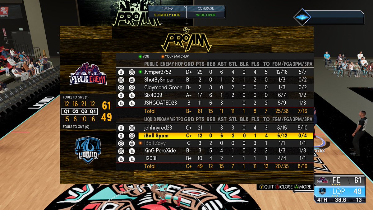 GGs to <a href="/LiquidProAmXbox/">THE BEST TEAM IN 2K</a> as we move on to the Final 4 of <a href="/AdbaPro/">ADBA</a> 10K tourney. 

@youFamousEnough <a href="/RankEm_/">RankEm</a> <a href="/2kCompGames/">Jelani Mitchell</a>