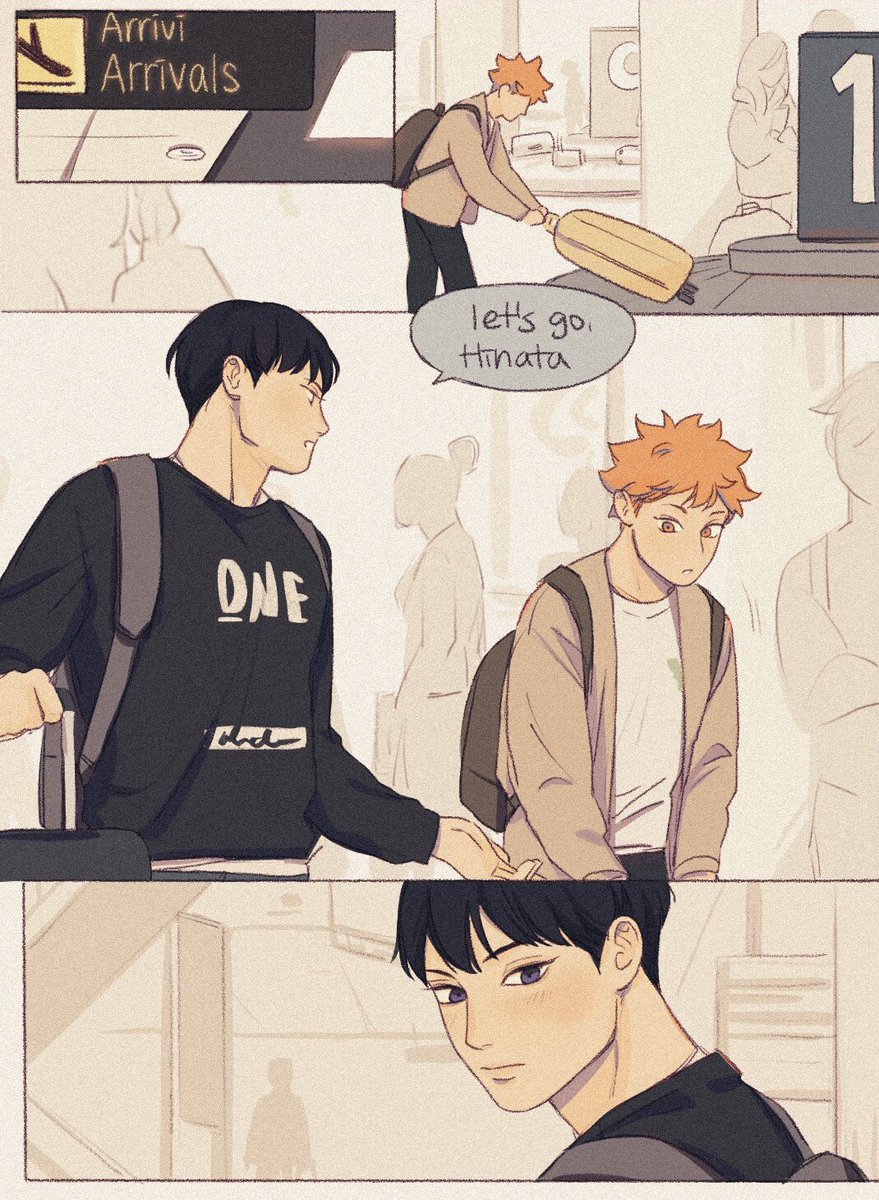 kageyama's first time on a plane #kagehina 