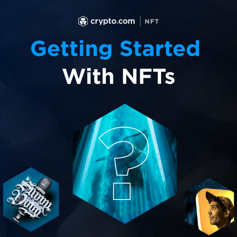 cryptocom's tweet photo. Everything you need to know about getting into NFTs, and then some! Check out https://t.co/vCNztABJoG’s NFT guide now.