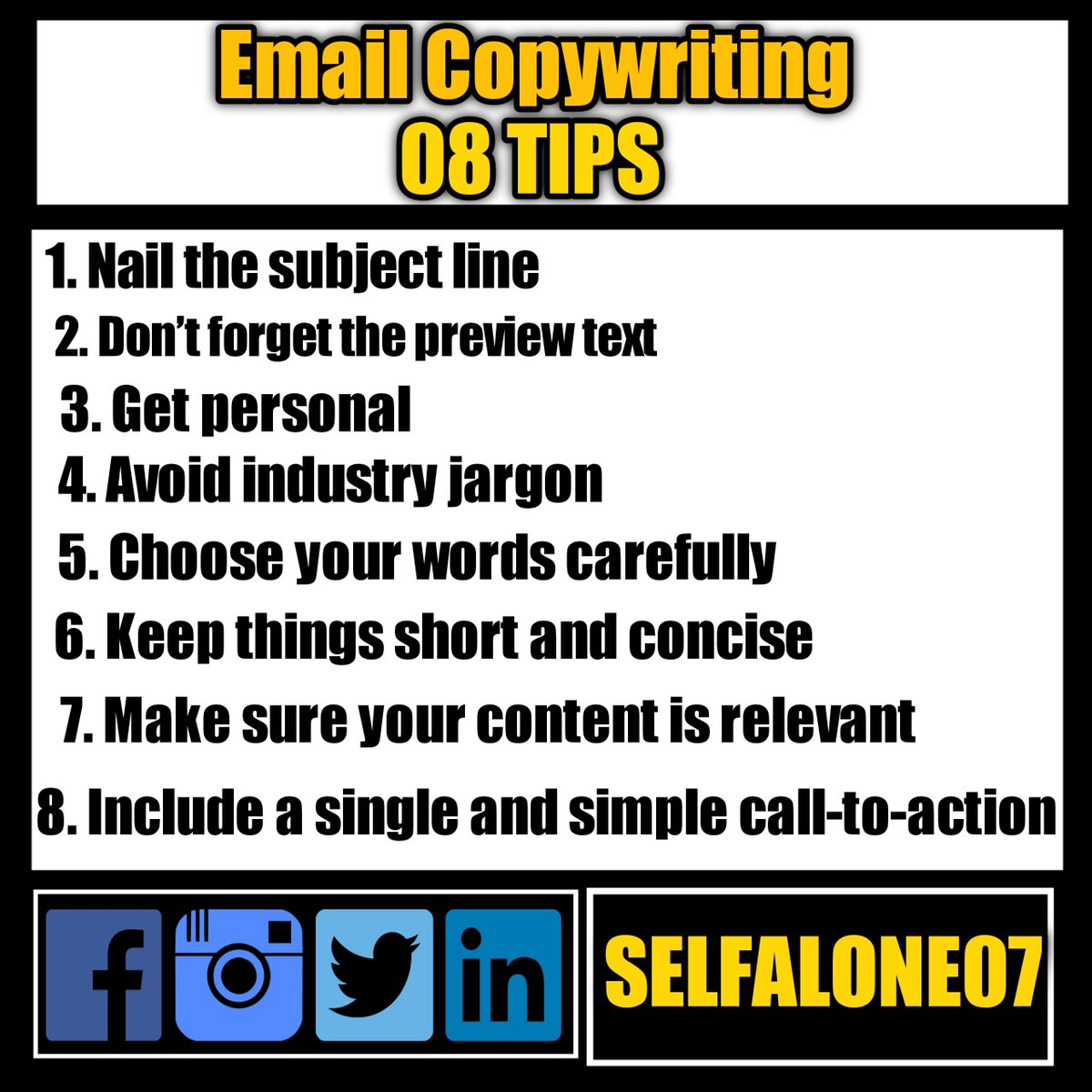 aiabhiraj's tweet image. What is email #copywriting?
For copy to be engaging, whether it’s written for an ad or an email, the first rule is that it must be something people want to read. 
#emailcopywritingtips #emailmarketingtips #emailwriting #emailtipsandtricks #digitalmarketing #digitalmarketingtips