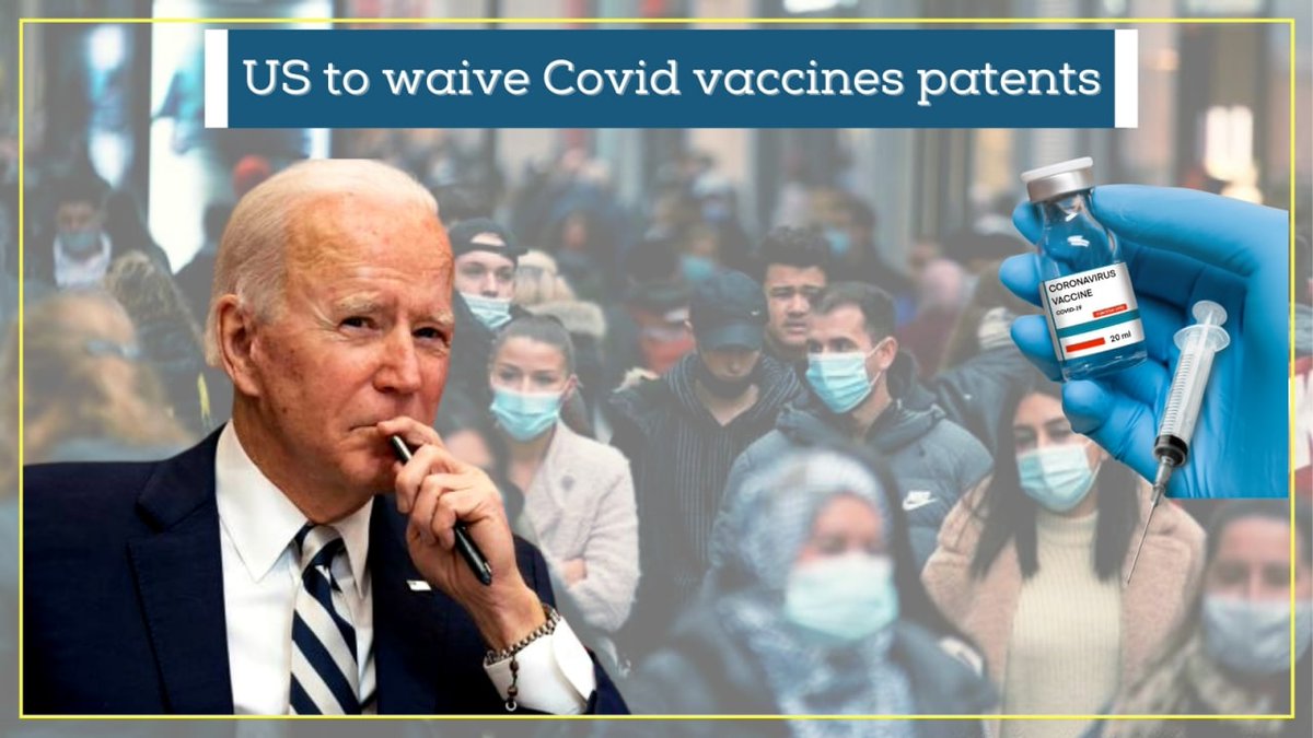 US to waive #CovidVaccines patents. EU too ready for talks. It may help increase #VaccineProduction, reduce costs. #BigPharma unhappy as Corona vaccine market is projected to cross $73bn by 2027. Vaccine research stands on $112bn tax money & it's high time public gets the return.