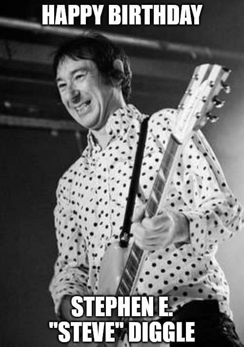 Happy Birthday - Steve Diggle (Buzzcocks)
Born: 7 May 1955 
