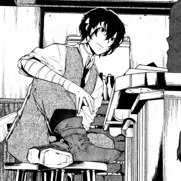 thinking about this drawing of dazai based off the real dazai osamu 