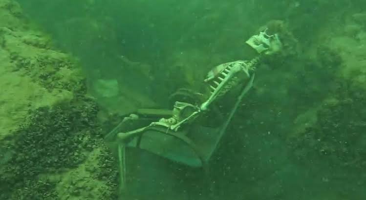 Много лет за годом год из глубин. Скелеты в затонувших кораблях. Трупы в затонувших кораблях.