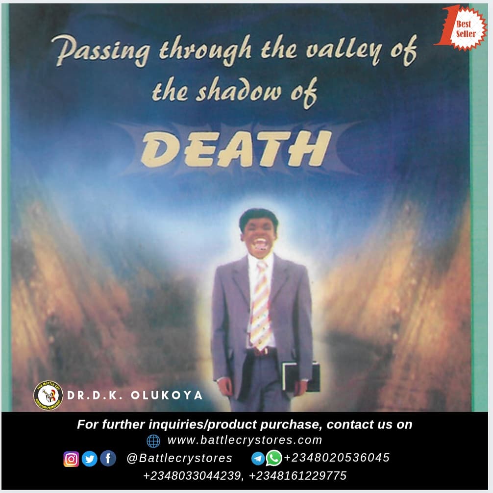 PASSING THROUGH THE VALLEY OF THE SHADOW OF DEATH

₦250.00

CLICK THE LINK TO ORDER
battlecrystores.com/product/passin…
MAKE A QUICK CONTACT
WhatsApp/Telegram: +234 802 053 6045
📞Call/SMS: 08033044239, 08161229775
🌐 battlecrystores.com

Follow us for more
FB/TW/IG👉 @battlecrystore
