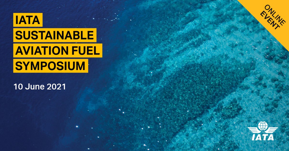 IATA's tweet photo. Involved in #fuel or sustainable #aviation? 💧✈️🌱

Sustainable aviation fuel (SAF) is a game-changer &amp; critical part of the future of air transport. Join leaders &amp; stakeholders on 10 Jun. to shape the path going forward!

👉 https://t.co/JdOX9ZyYuX https://t.co/nwMAchKprs