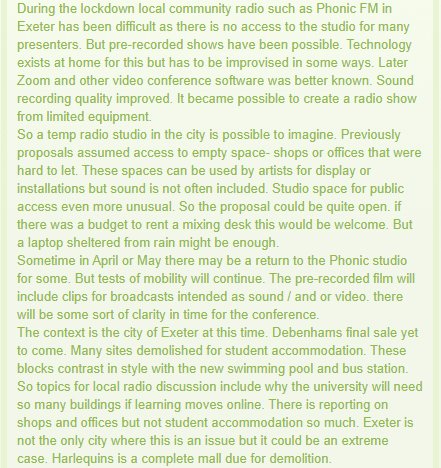 will789gb's tweet image. #AMPS_PARADE / #mediatedcity Next week Urban Assemblage including my video. During this week more exploration. There seems to be a related stream on pedagogy that I just missed or starts again next year. @kinderexeter @wenotno @phonicfm