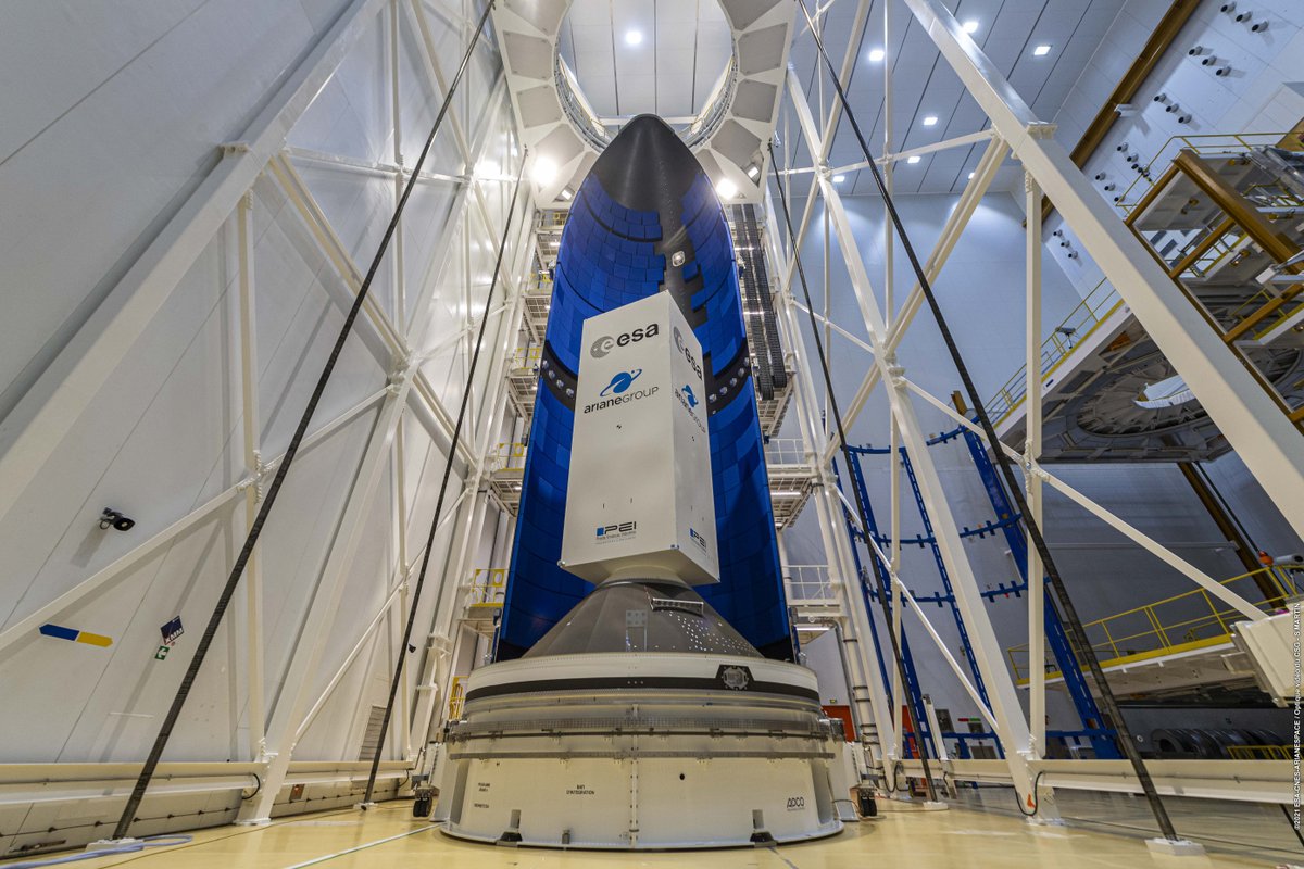 First Ariane 6 fairing at Europe’s Spaceport for combined tests
