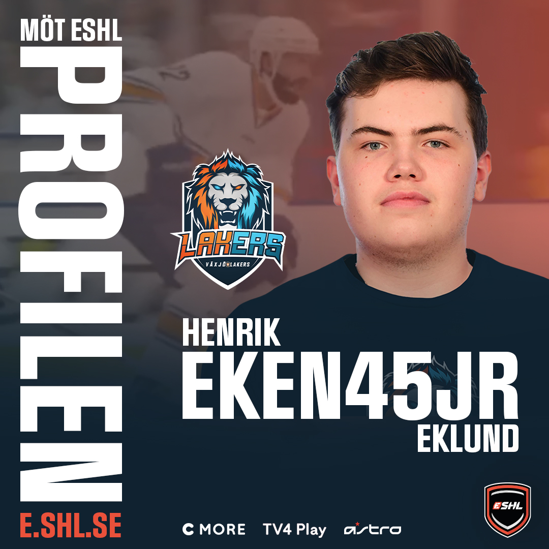 Fredagsläsning - Lär känna <a href="/VLHesport/">Växjö Lakers Esport</a>:s målkung Henrik "eken45jr" Eklund (<a href="/eken45jr/">Henrik Eklund</a>)! 🏒✨🎮 e.shl.se/article/8loxak…

#eshlse <a href="/cmoresport/">C More Sport</a> <a href="/TV4Sport/">TV4 Sport</a> <a href="/ASTROGaming/">ASTRO Gaming</a>
 #astrofamily