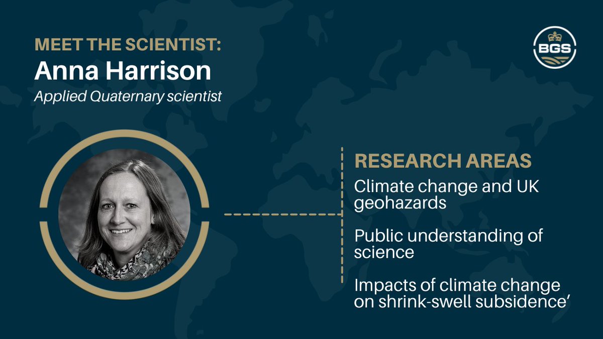 Next up in our staff spotlights from our Hazard and Resilience Modelling team is Anna Harrison, our Applied Quaternary scientist.

Meet the rest of the team behind our geohazard products and datasets on our website:

➡️ bgs.ac.uk/news/5-minutes…