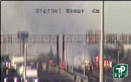 suealler's tweet image. Smoking on the #NewJerseyTurnpike! The #carlanes are #CLOSED on the Northbound side at #Interchange13A. The #trucklanes are open. @WCBSFM @ScottShannonDJ @wcbs880traffic @wcbs880