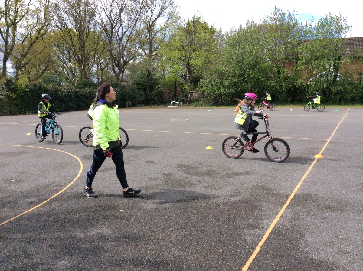 Twelve year 5 students enjoyed taking part in Bikeability this week; building their cycling confidence and developing skills.