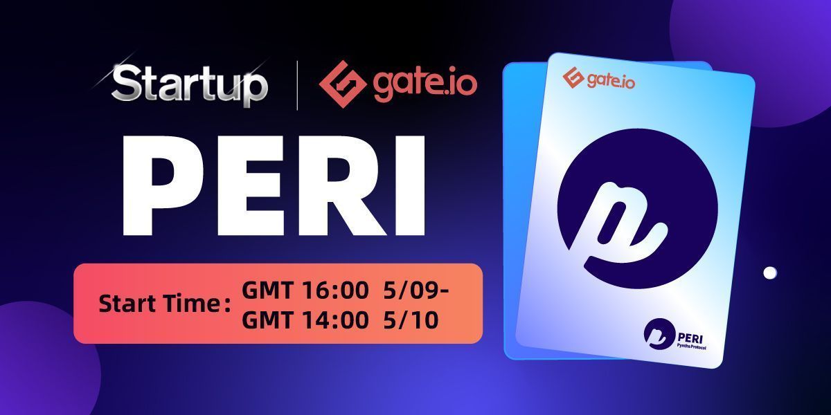✨ Gate.io Startup Initial Offering: #PERI✨

Duration: 16:00 9th May - 14:00 10th May, 2021 (UTC)

Token name: PERI
Token symbol: $PERI
Price: $3.5 &amp; Startup Supply : 30K $PERI

Startup: gate.io/en/startup/106…
Detail: gate.io/en/article/206…

#CryptocurrencyNews