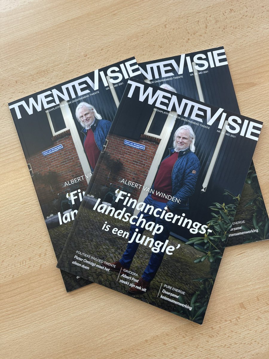 Nog vers van de pers de nieuwe Twentevisie. Voor de 2e keer in het nieuwe jasje door Visionmakers mogelijk gemaakt. Met veel informatie over creatief financieren en veel ander ondernemersnieuws uit Twente. #creatieffinancieren #Visionmakers #VME #ondernemersnieuws