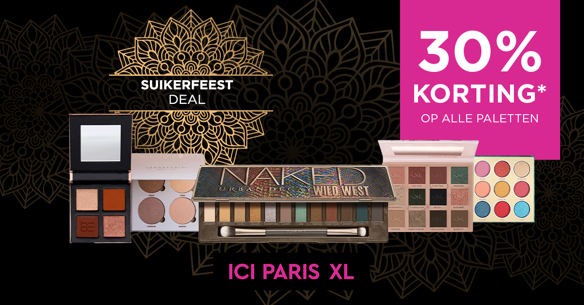 Sweet deal!😍 Het is bijna tijd voor het Suikerfeest en dat mag gevierd worden met 30% korting op alle make-up paletten!💝🛍️

l8r.it/mJ23

#beauty #love #cosmetics #glam #eyeshadow #makeup #sweet