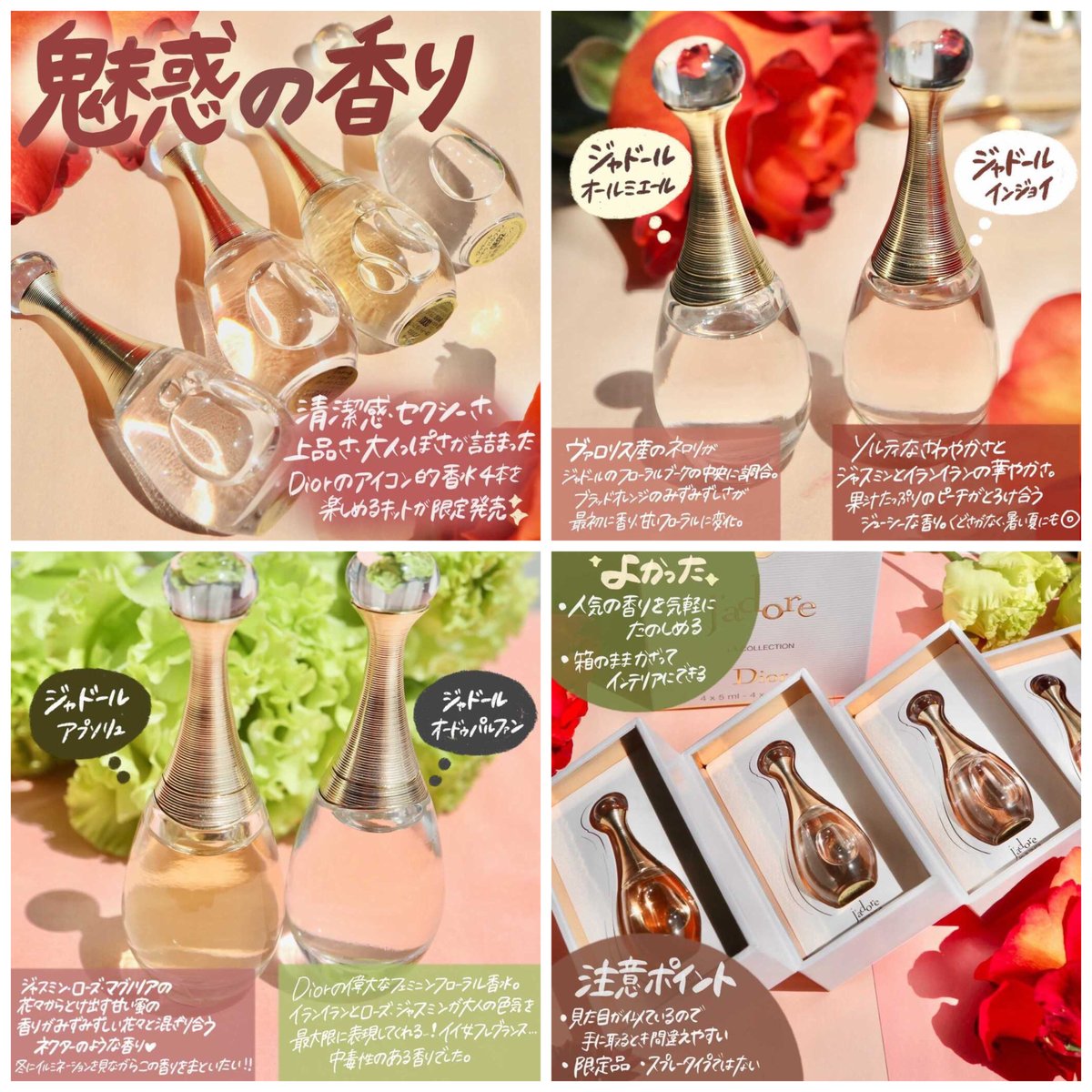 【新品未使用】ジャドール ミニチュア ボディ コフレ (限定品) Dior org.jpg