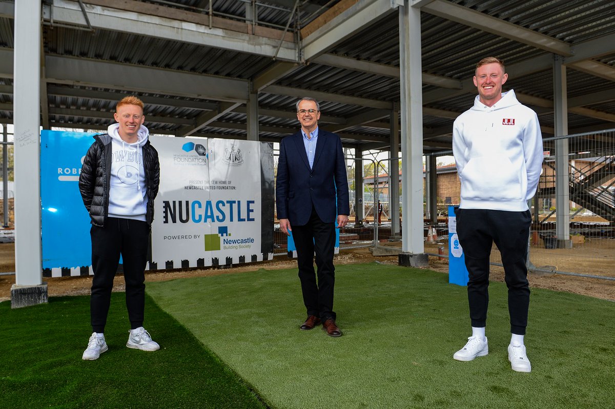 It was great to join the <a href="/NU_Foundation/">Newcastle United Foundation</a> team at their steel signing event!

CEO Andrew Haigh joined invited groups in leaving a lasting mark during the construction of NUCASTLE, powered by Newcastle Building Society.

Find out more – bit.ly/2Sx4TWm